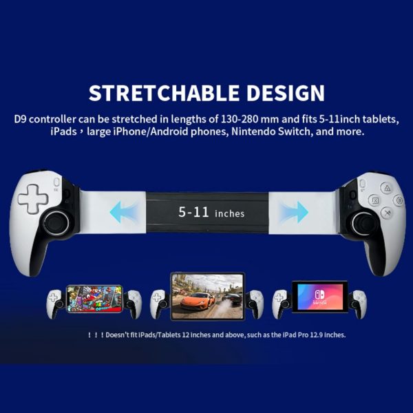 Gamepad D9 para iOS (iPhone iPad) Android y Nintendo Switch